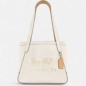 Brand New Coach Tote 27 With Horse And Carriage. Tags and packaging still on.